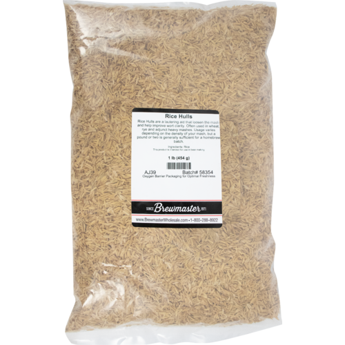 Rice Hulls for Better Beer Brewing Results