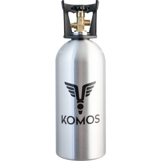 Komos® 10 Lb Co2 Tank | Premium Aluminum | New | Cga320 Valve | Us Dot Approved