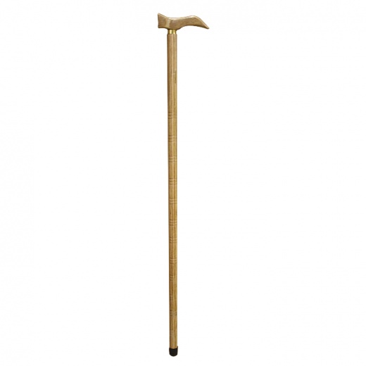 Oriental Dragon Head Solid Hardwood Walking Cane