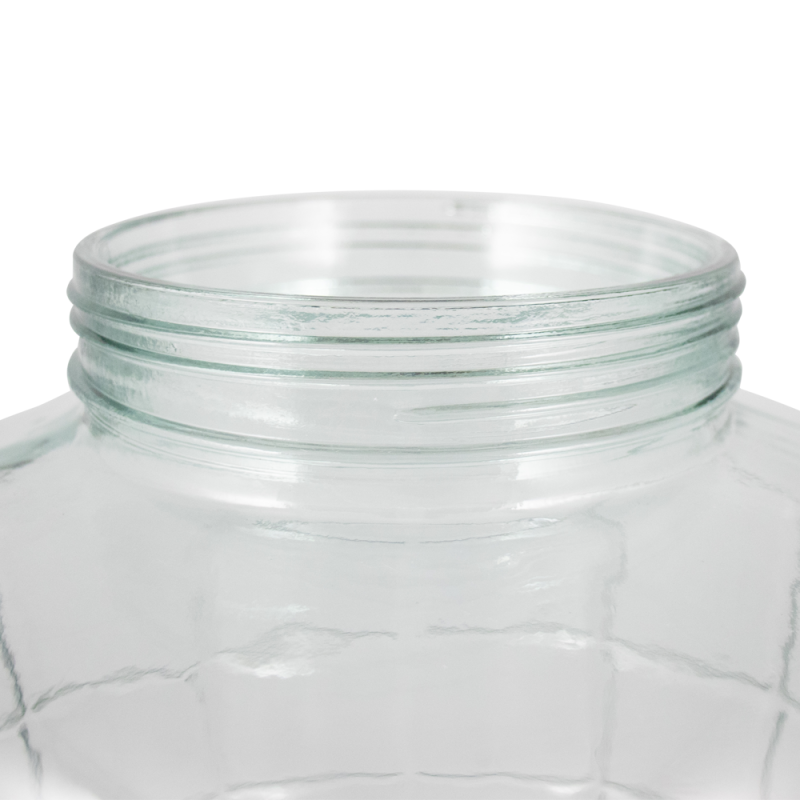 Farro Glass 6 Gallon Glass Carboy Wide Mouth Airlock Lid