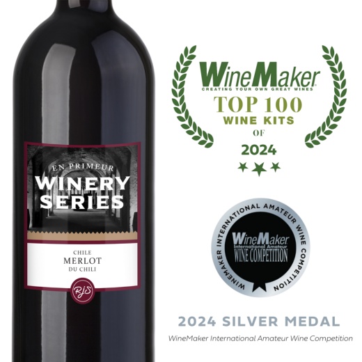 Chilean Merlot Wine Making Kit | En Primeur Winery Series | Silver Medal | Top 100 Wine Kits