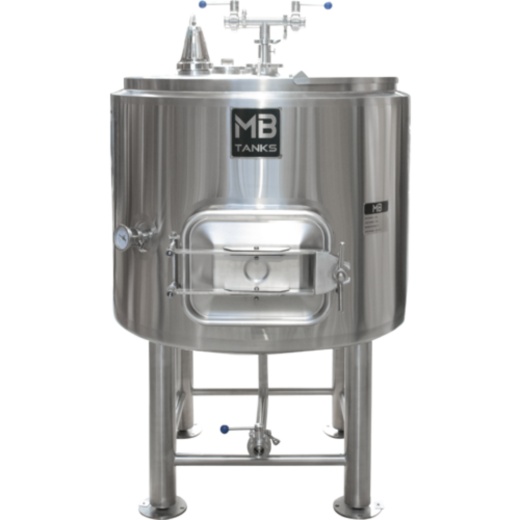 Mb® 7 Bbl Insulated Mash Tun | Adjustable Height Sparge Arm | Grain Out Manway W/ Chute | T.C. Sanitary Ports | All Fittings Included | Passivated Ready To Use | American Engineered | Ships From Usa