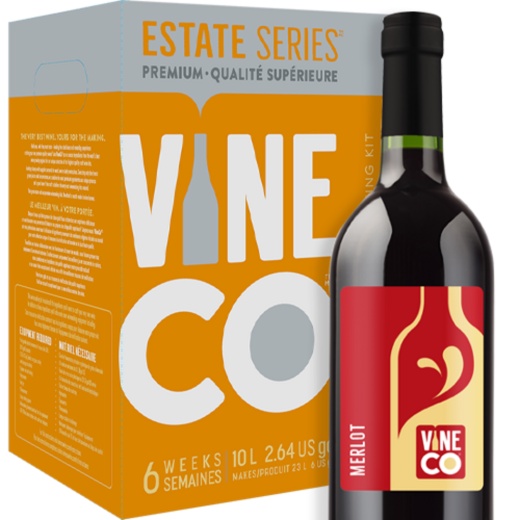 California Merlot Wine Making Kit - Vineco Estate Series™