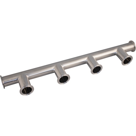 Forgefit® Stainless Tri-Clamp 4-Position Manifold | 1.5"