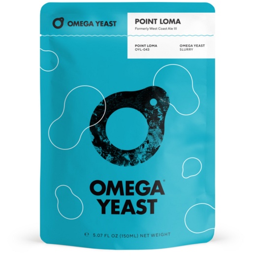 Omega Yeast | Oyl-043 Point Loma | Beer Yeast | Double Pitch | 225 Billion Cells