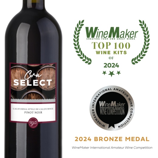 California Pinot Noir Wine Making Kit | Cru Select | Bronze Medal | Top 100 Wine Kits