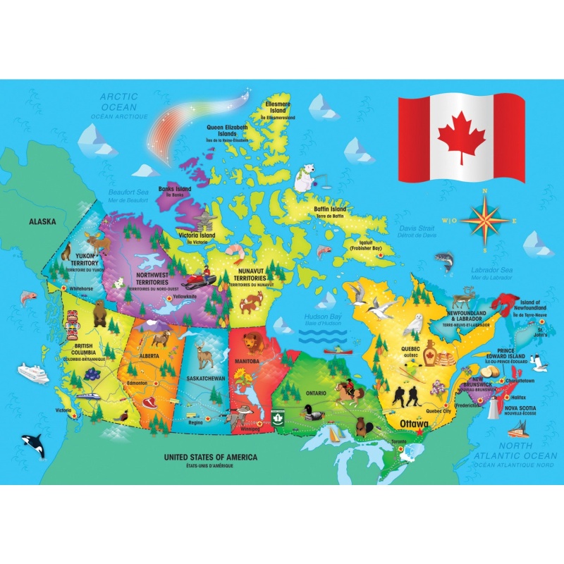 Explorers - Canada Piece Jigsaw Puzzle