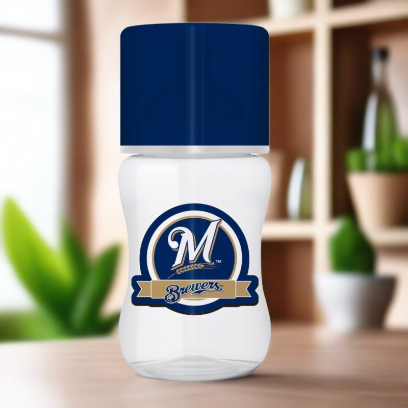 Milwaukee Brewers MLB Baby Bottle