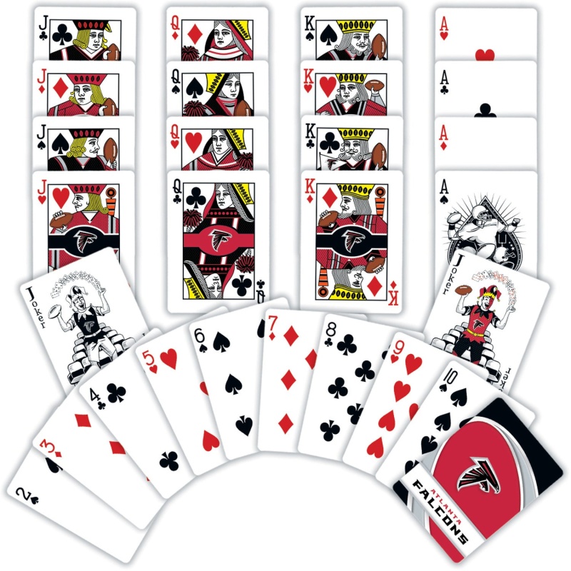Atlanta Falcons Playing Cards - 54 Card Deck