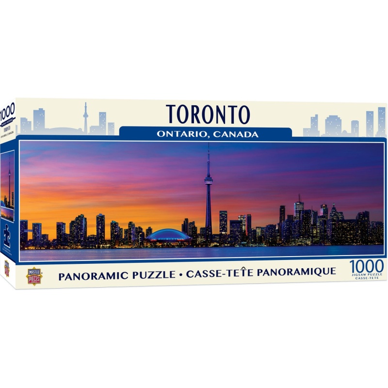 Toronto, Ontario 1000 Piece Panoramic Jigsaw Puzzle