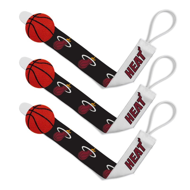Miami Heat - Pacifier Clip 3-Pack