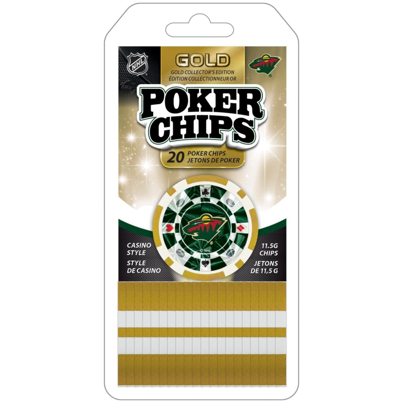 Minnesota Wild 20 Piece Poker Chips