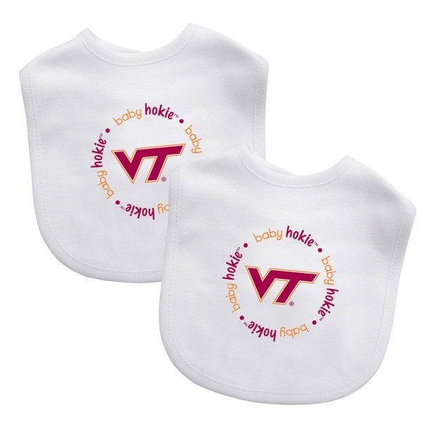 Virginia Tech Hokies Ncaa Baby Fanatic Bibs 2-Pack