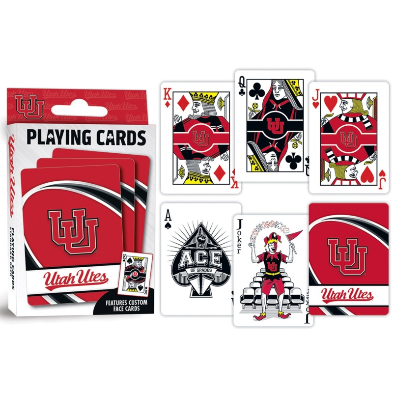 Utah Utes Playing Cards - 54 Card Deck