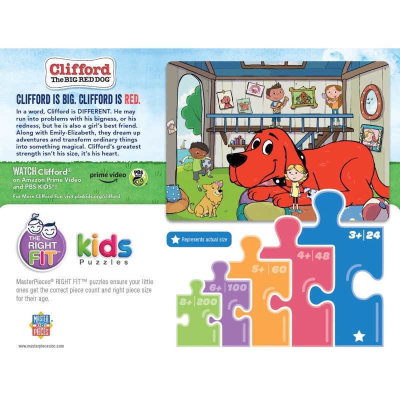 Clifford - Doghouse 24 Piece Jigsaw Puzzle