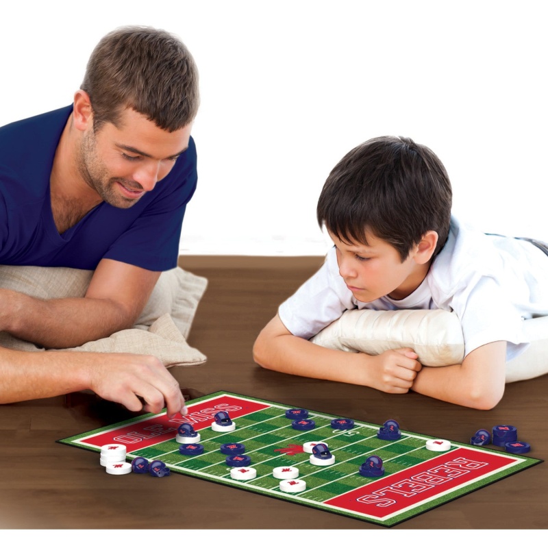 Ole Miss Rebels Checkers Board Game