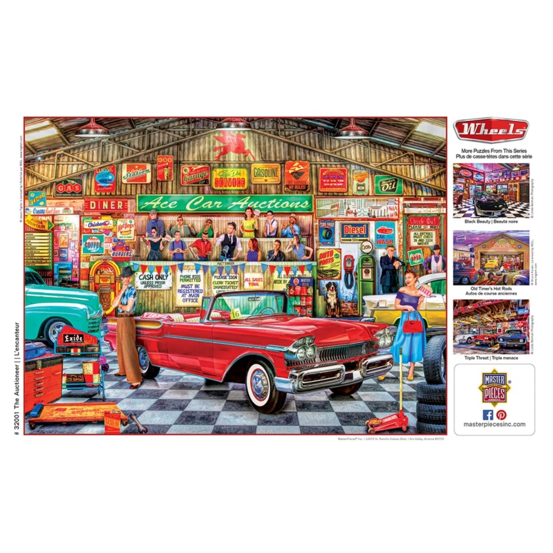 Wheels - The Auctioneer 750 Piece Jigsaw Puzzle