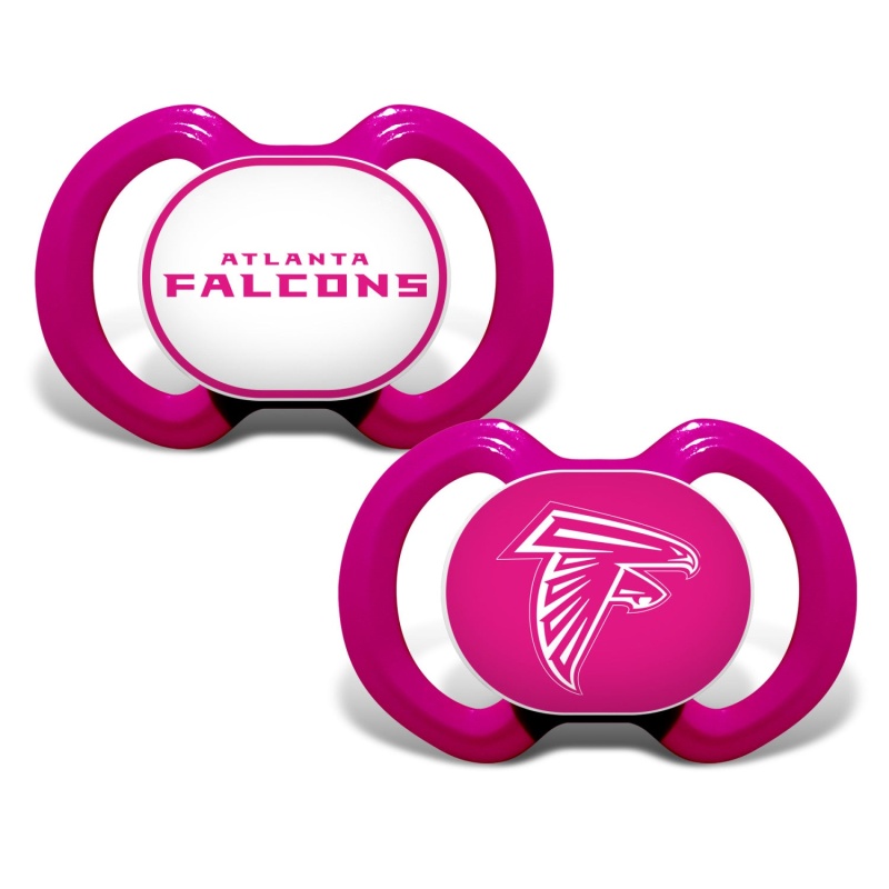 Atlanta Falcons - Pink Pacifier 2-Pack