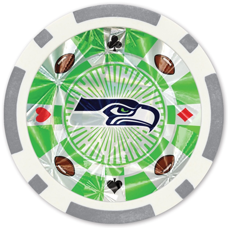 Seattle Seahawks 20 Piece Poker Chips