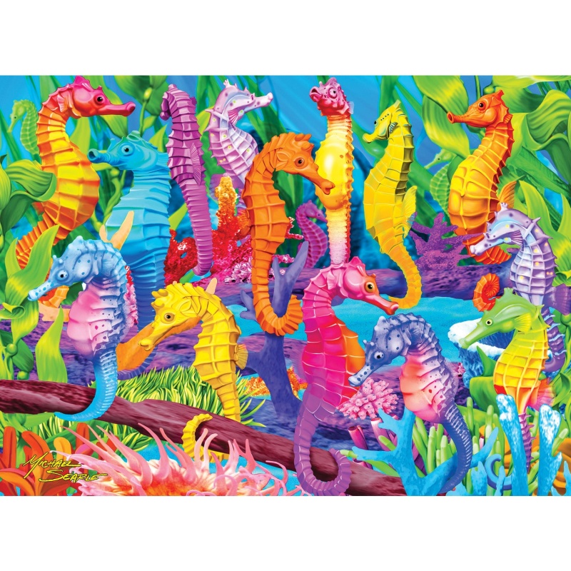 Glow In The Dark - Singing Seahorses 60 Piece Jigsaw Puzzle