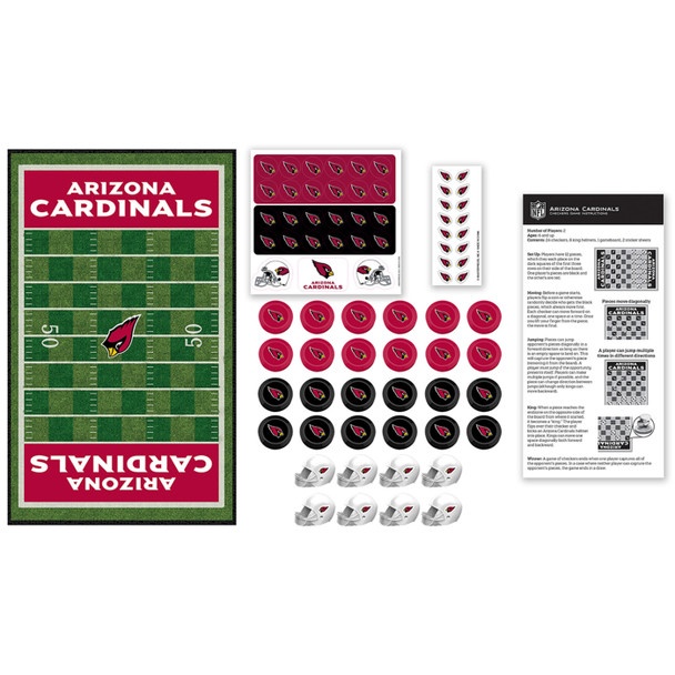 Arizona Cardinals Checkers Nfl Board Game