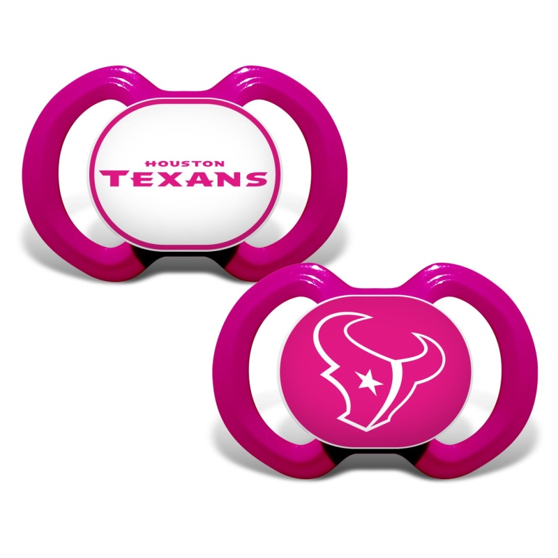 Houston Texans - Pink Pacifier 2-Pack