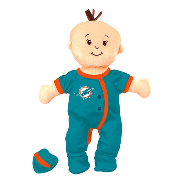 Miami Dolphins Nfl Baby Fanatic Wee Baby Fan Doll