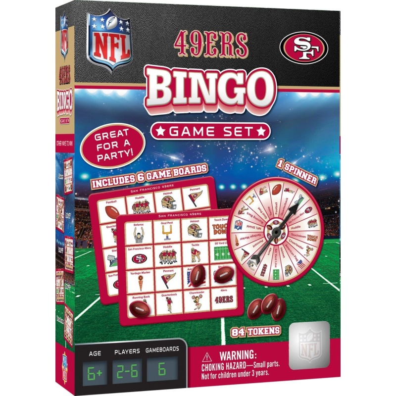 San Francisco 49Ers Nfl Bingo Game