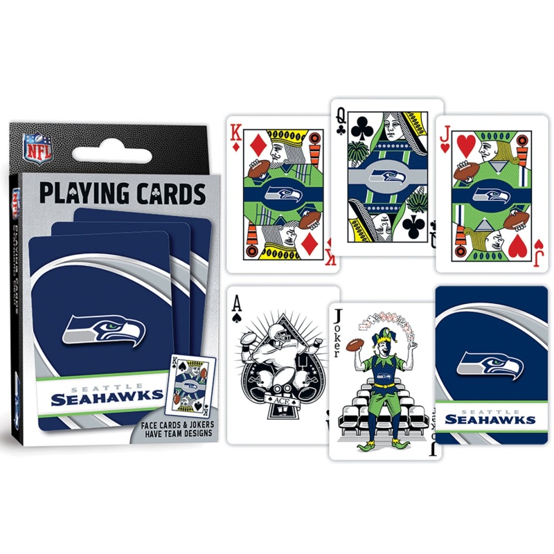 Seattle Seahawks Playing Cards - 54 Card Deck