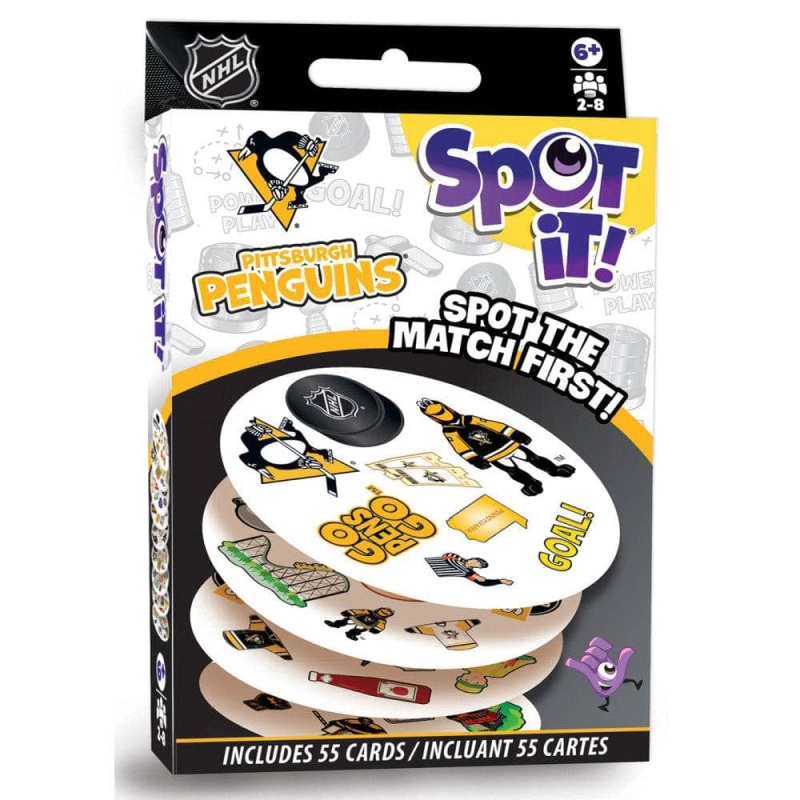 Pittsburgh Penguins Spot It! Card Game