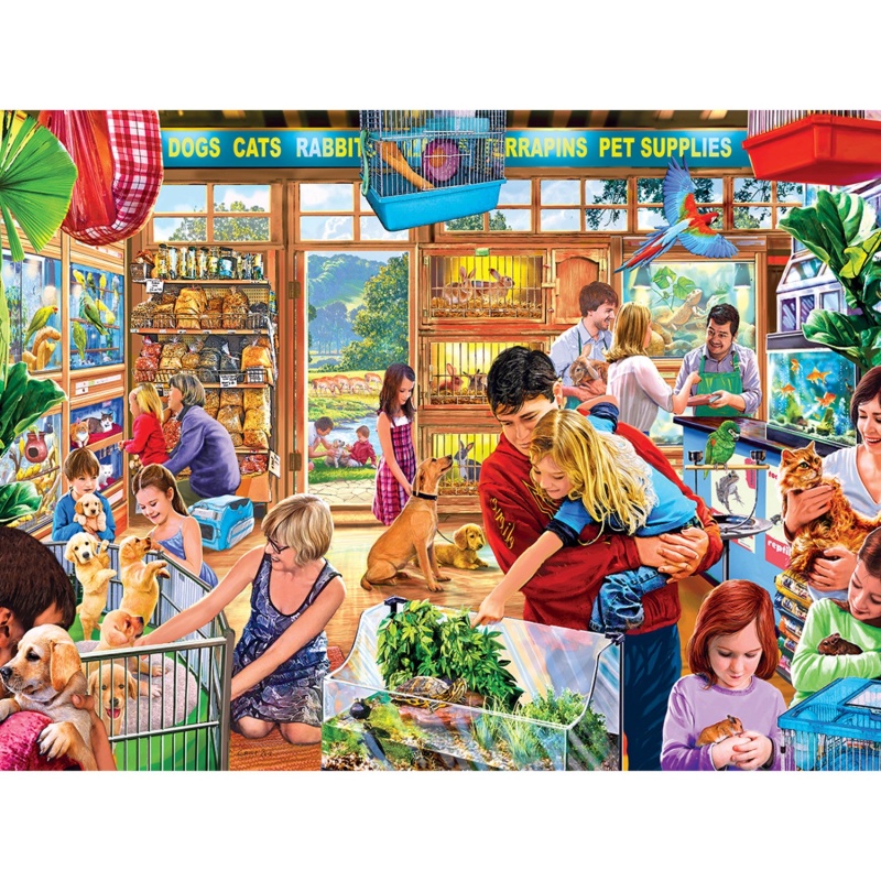 Shopkeepers - Lucy's First Pet 750 Piece Jigsaw Puzzle