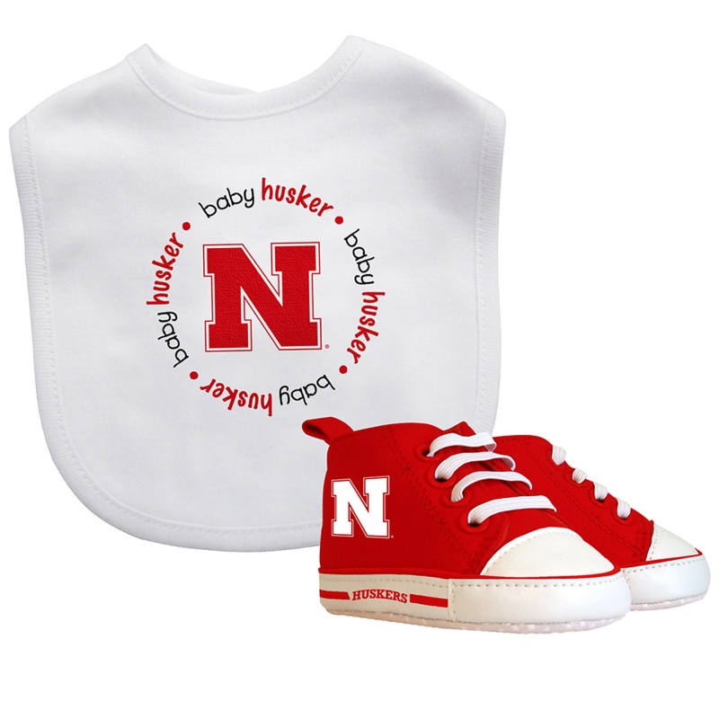 Baby Fanatics Ncaa Nebraska 2-Piece Gift Set