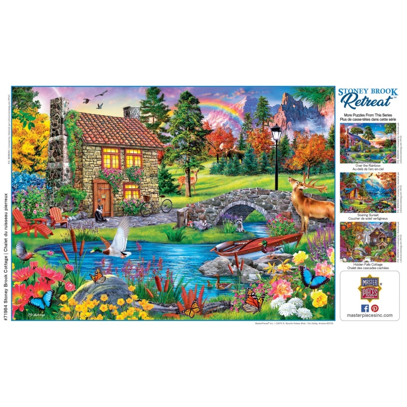 Retreats - Stoney Brook Cottage 1000 Piece Jigsaw Puzzle
