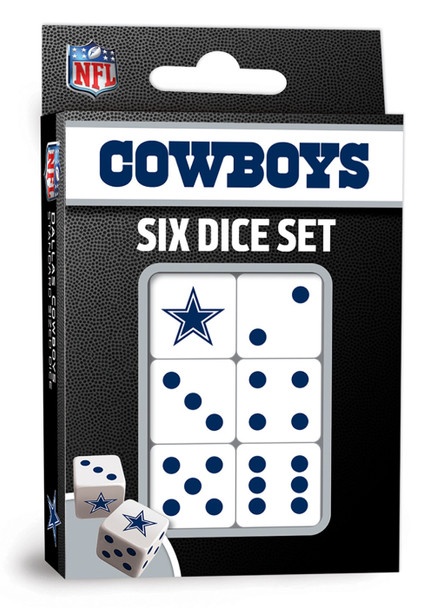 Dallas Cowboys Nfl Dice Set - White