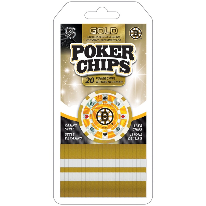 Boston Bruins 20 Piece Poker Chips