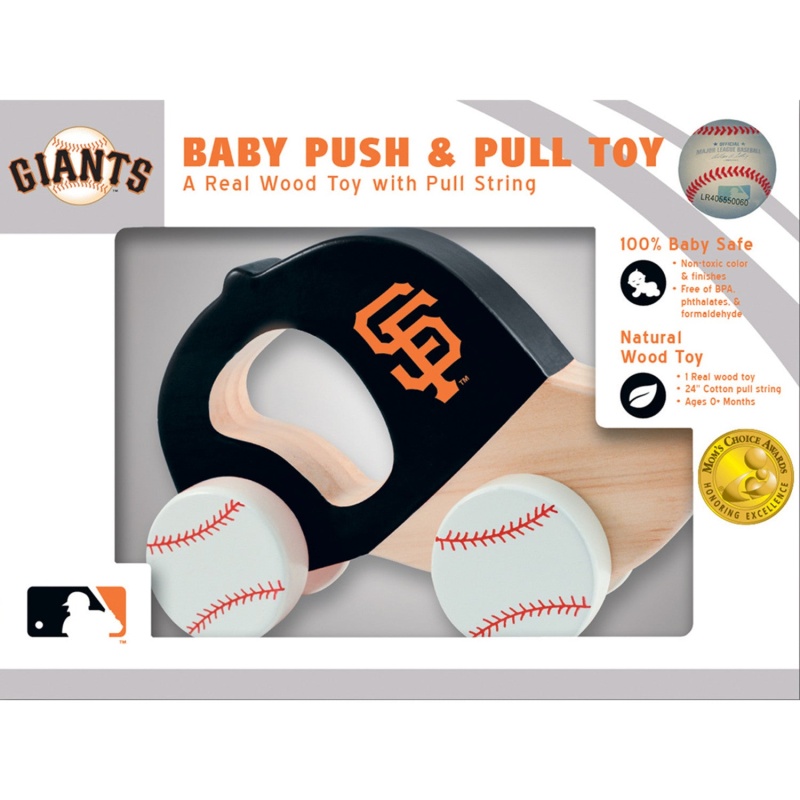 San Francisco Giants - Push & Pull Baby Toy