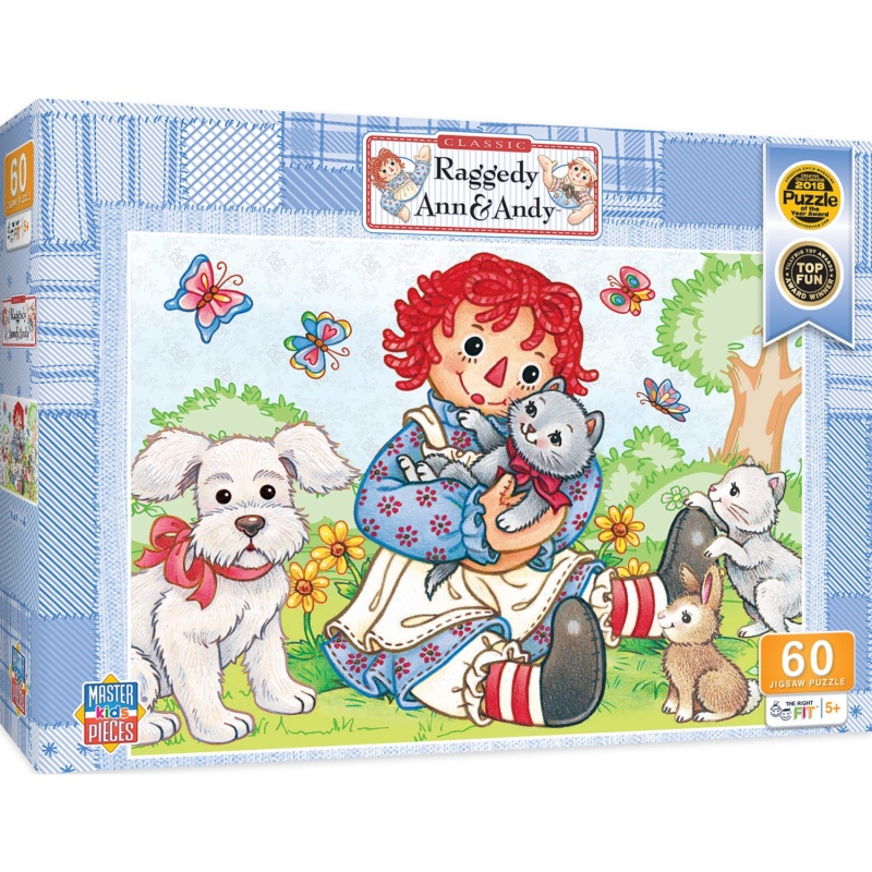 Raggedy Ann & Andy - Best Friends 60 Piece Puzzle