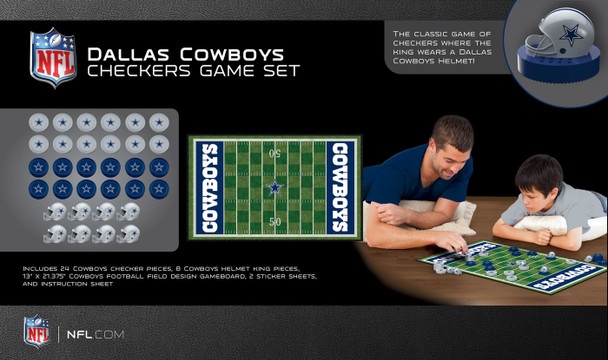 Dallas Cowboys Checkers Nfl Board Game
