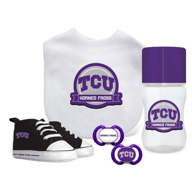 Tcu Horned Frogs - 5-Piece Baby Gift Set
