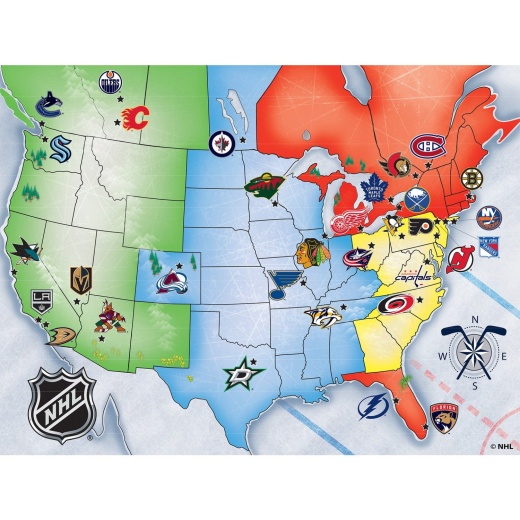 NHL - League Piece Jigsaw Puzzle by Masterpieces
