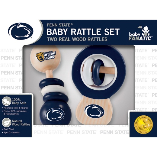 Penn State Nittany Lions - Baby Rattles 2-Pack