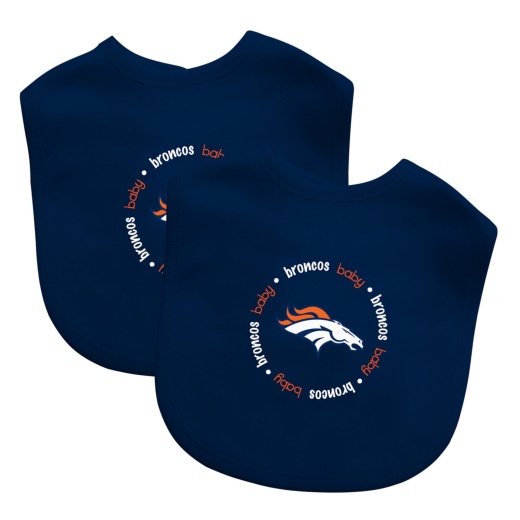 Denver Broncos Baby Bibs 2-Pack