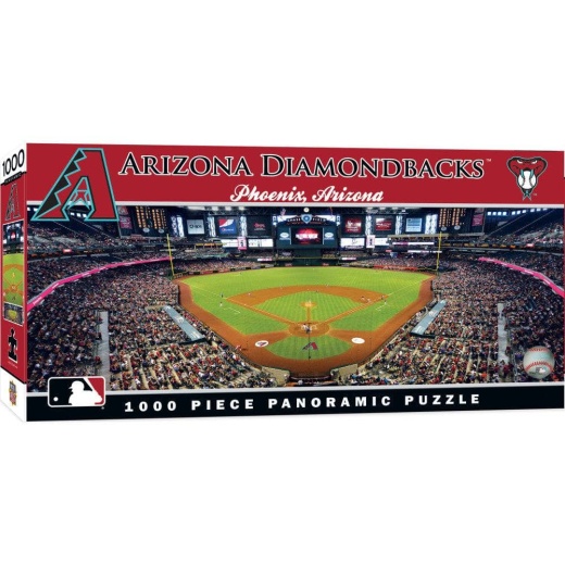 Arizona Diamondbacks 1000 Piece Panoramic Jigsaw Puzzle