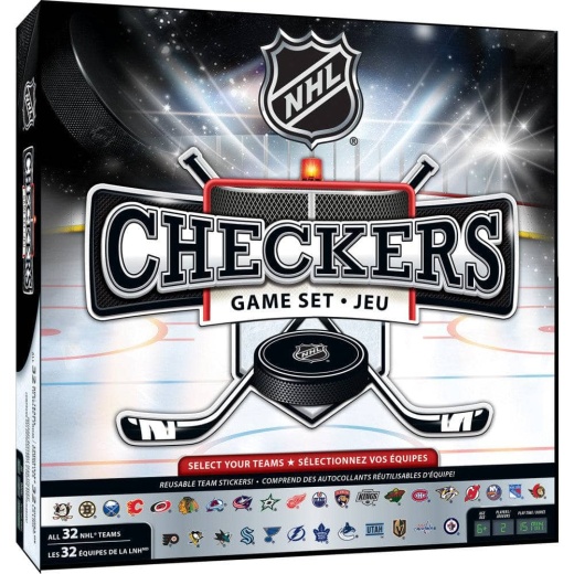 MasterPieces NHL League Checkers Board Game