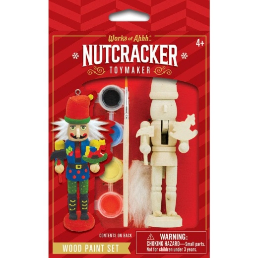 Nutcracker Toymaker Ornament Wood Paint Kit