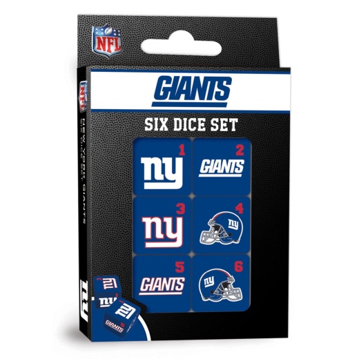 New York Giants Dice Set - 19Mm
