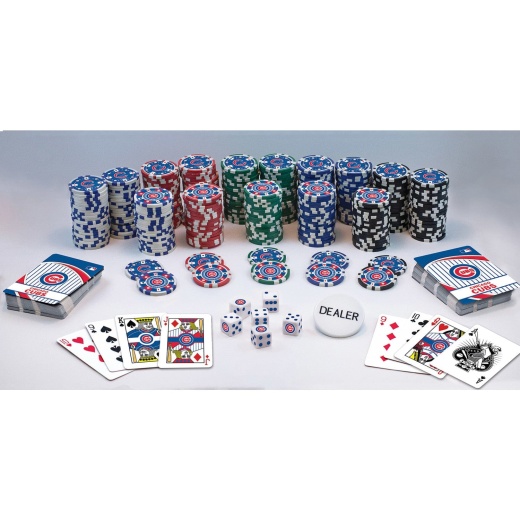 Chicago Cubs 300 Piece Poker Set - MasterPieces Officially Licensed