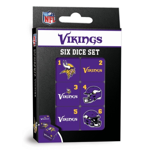 Minnesota Vikings Dice Set - 19Mm