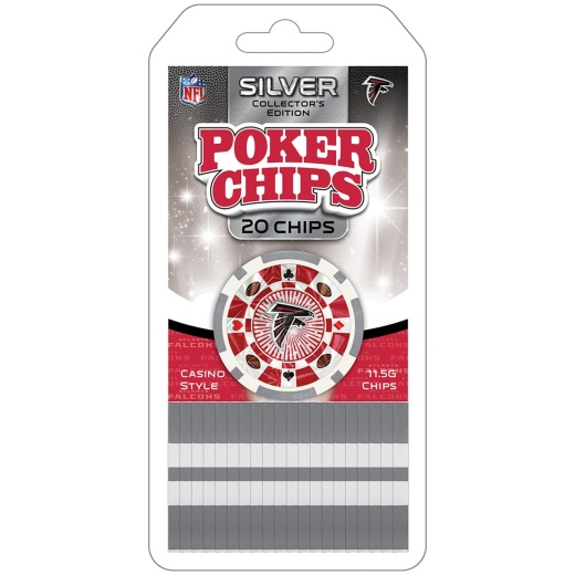 MasterPieces Atlanta Falcons 20 Piece Poker Chips