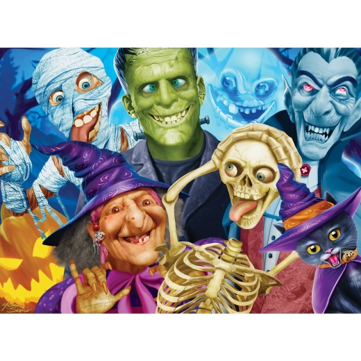 Masterpieces Spooky Smiles 200 Piece Jigsaw Puzzle